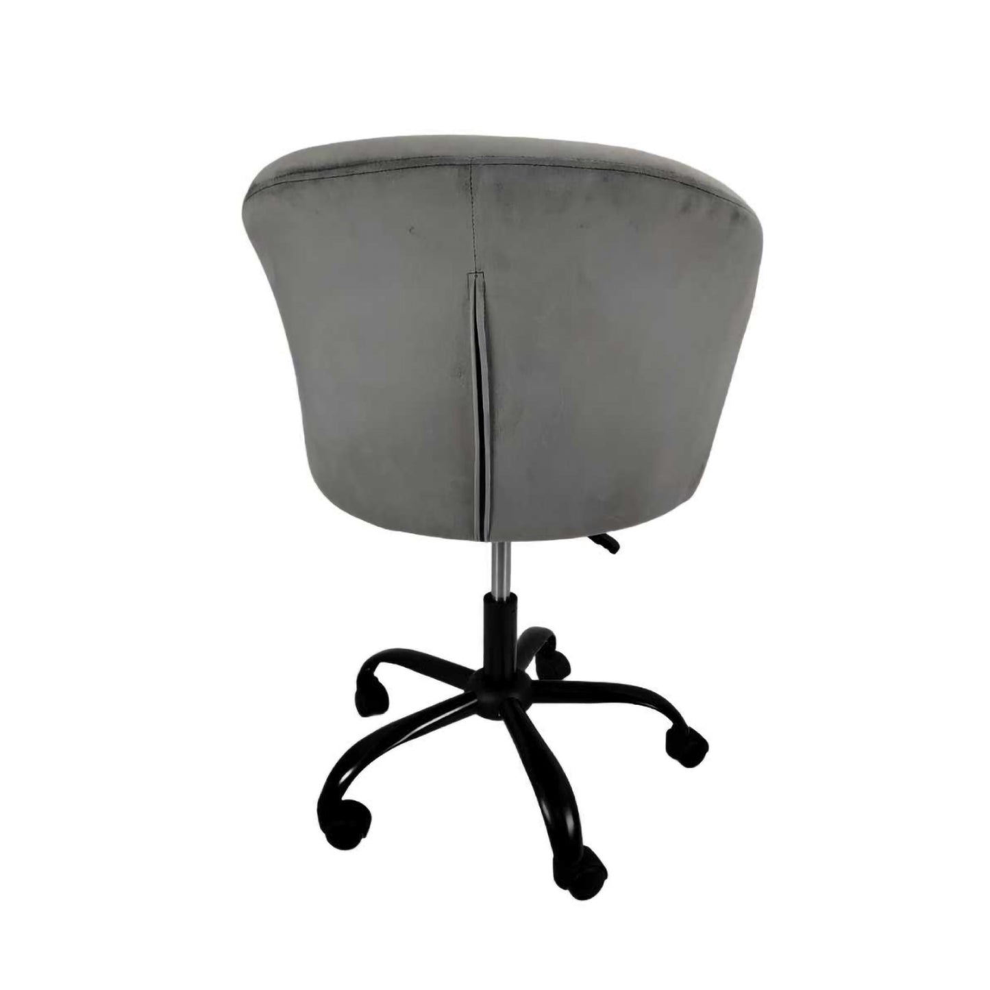 Silla de Oficina de Terciopelo Gris Oscuro