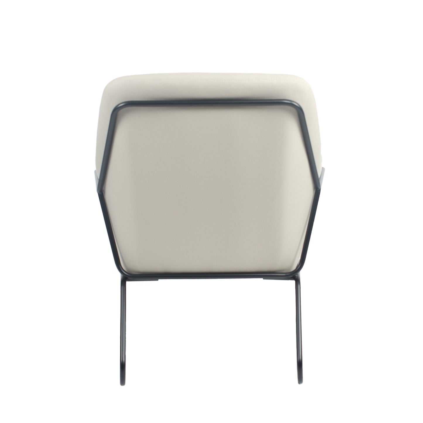 Sillón Individual con Taburete Reposapiés Terciopelo Beige