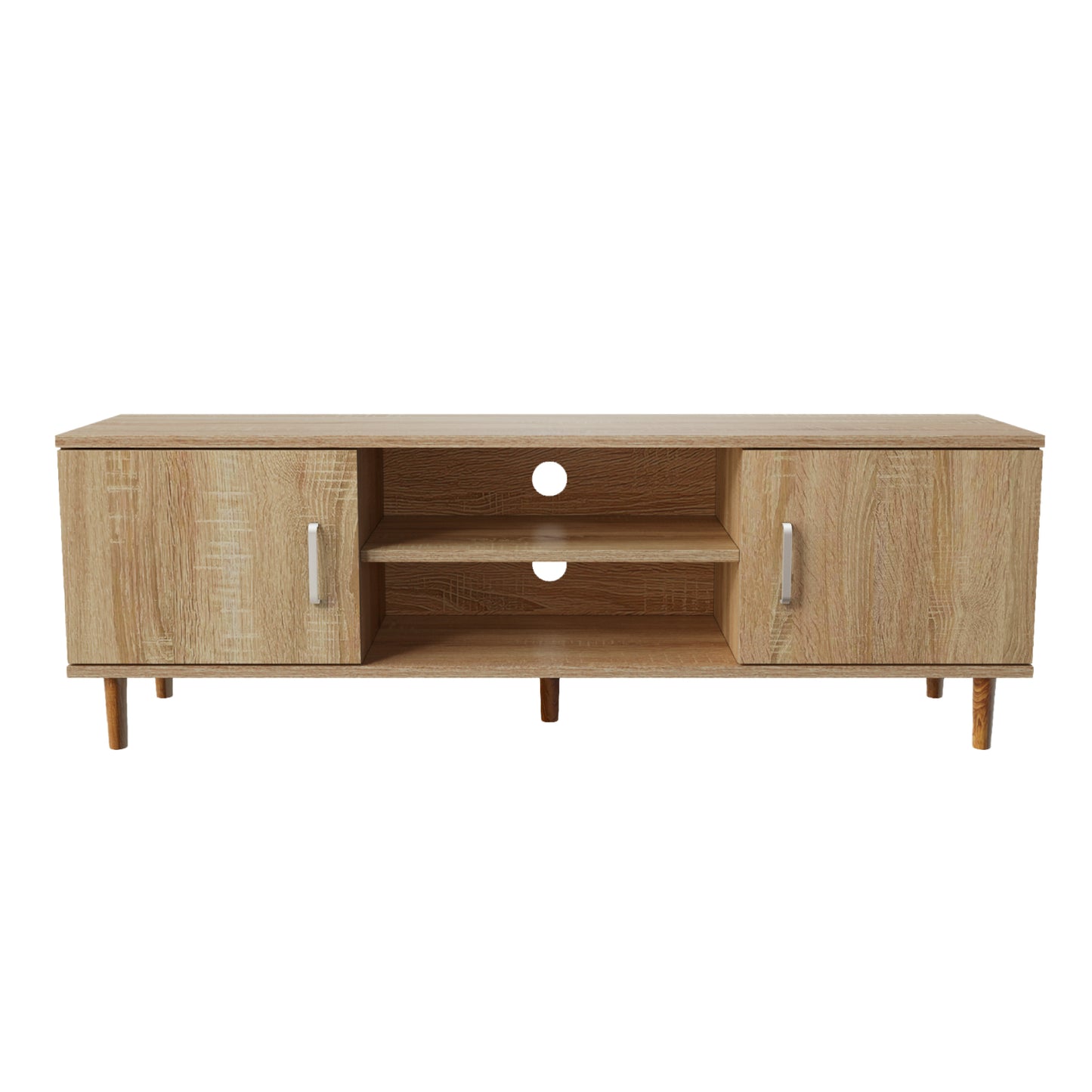 Mueble de TV Minimalista Estilo Madera Roble