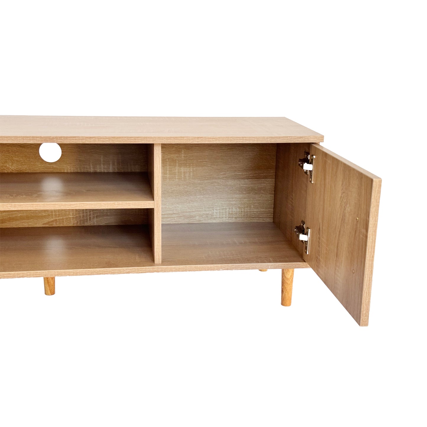 Mueble de TV Minimalista Estilo Madera Roble