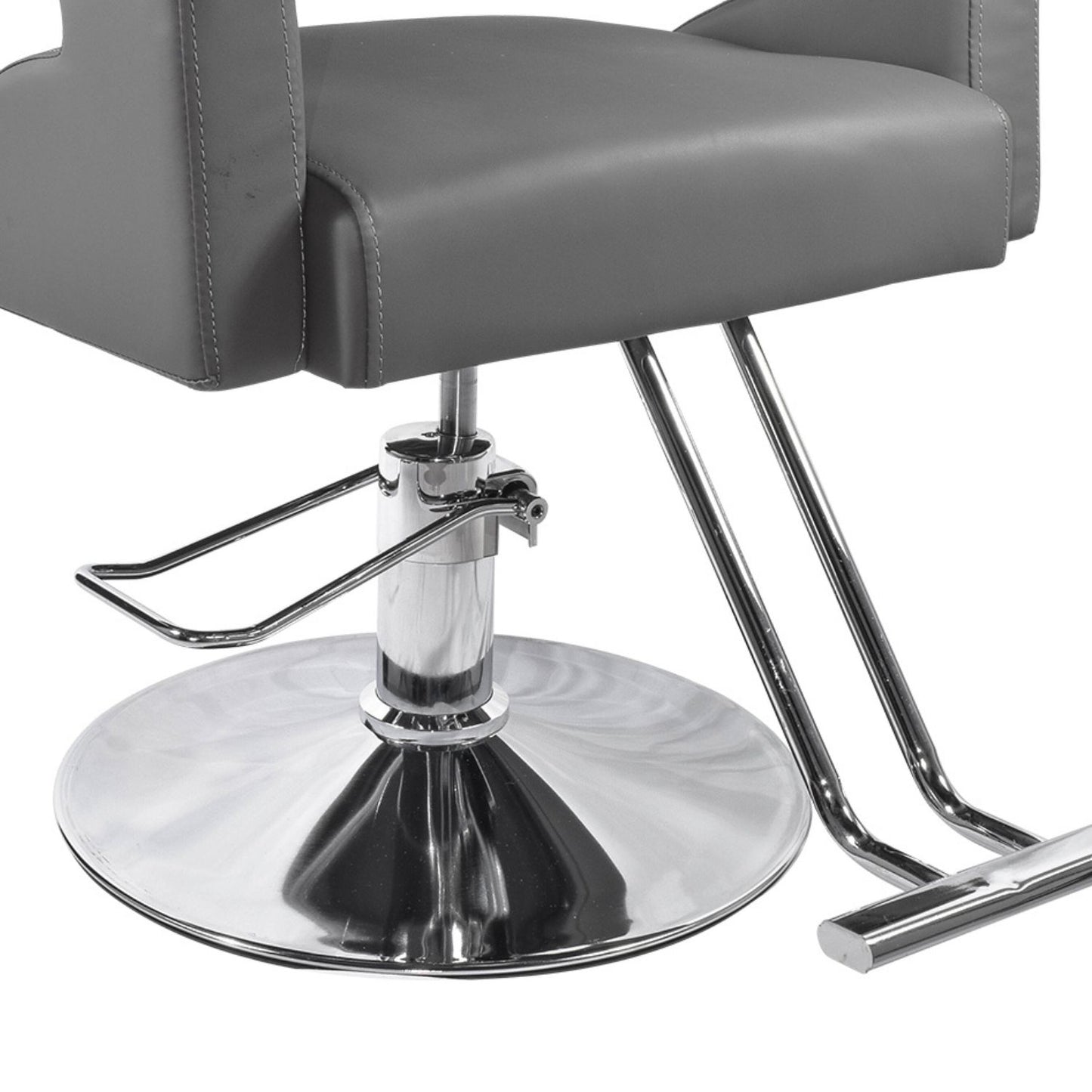 Silla Peluquería o Barbería Swiss Altura Regulable Gris