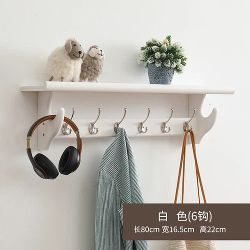 Modern Wall Hanger Clothes Hanging Hallway Metal Clothing Stand Rack Coat Clothes Shoe Percheros Para Ropa Nordic Furniture