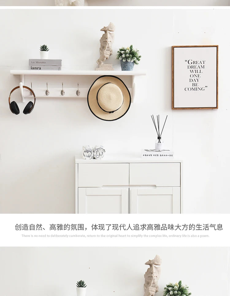 Modern Wall Hanger Clothes Hanging Hallway Metal Clothing Stand Rack Coat Clothes Shoe Percheros Para Ropa Nordic Furniture