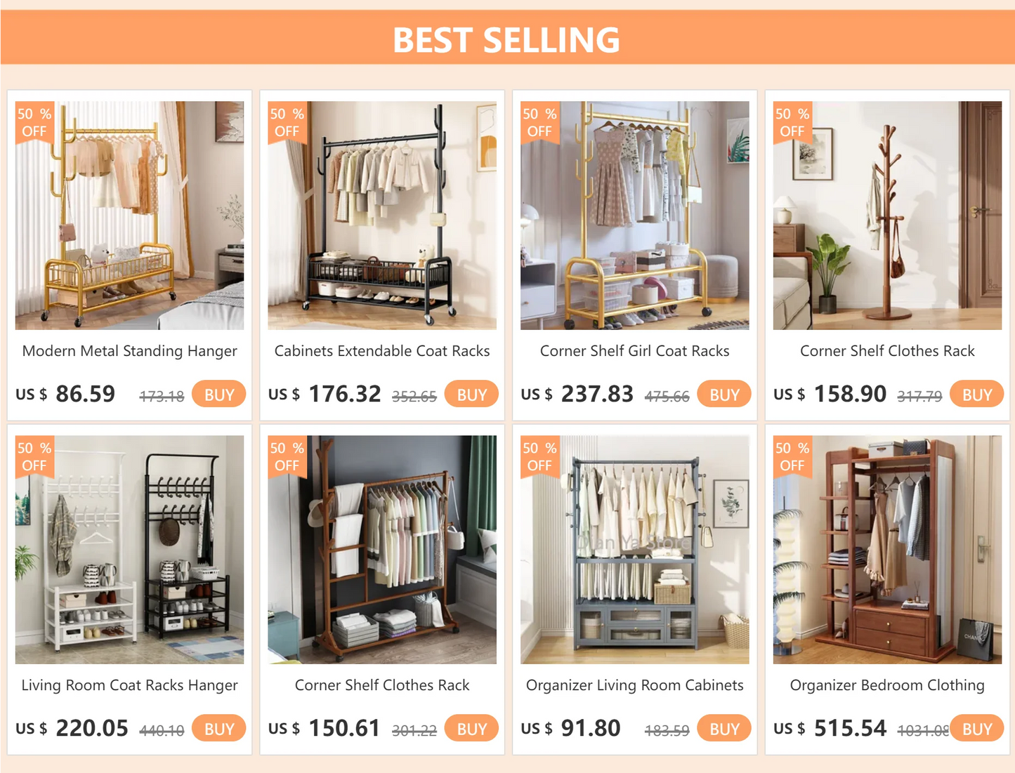 Modern Wall Hanger Clothes Hanging Hallway Metal Clothing Stand Rack Coat Clothes Shoe Percheros Para Ropa Nordic Furniture