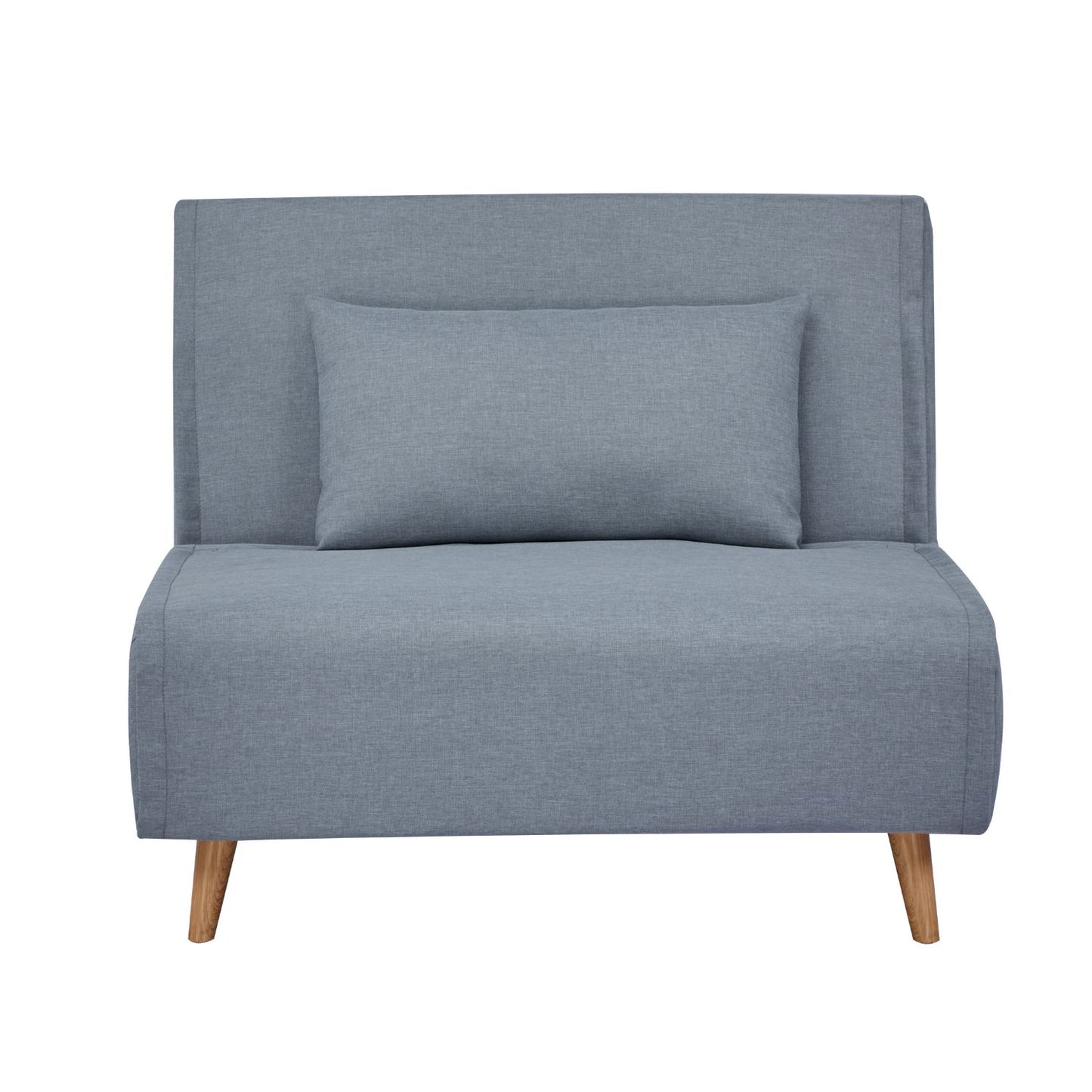 Sillón Sofá Cama Individual Velne Plegable Gris