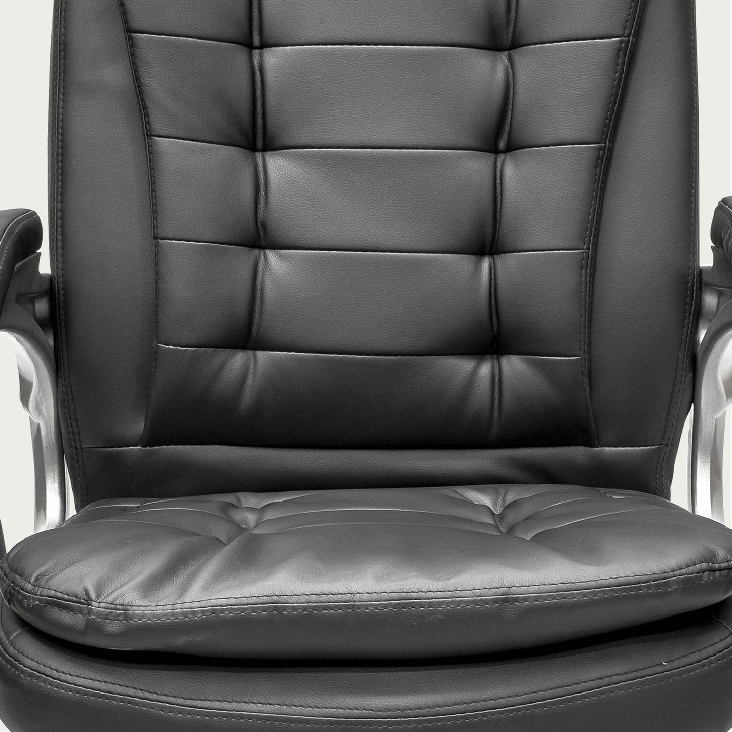Silla de Oficina Vernier con Respaldo Alto Negra