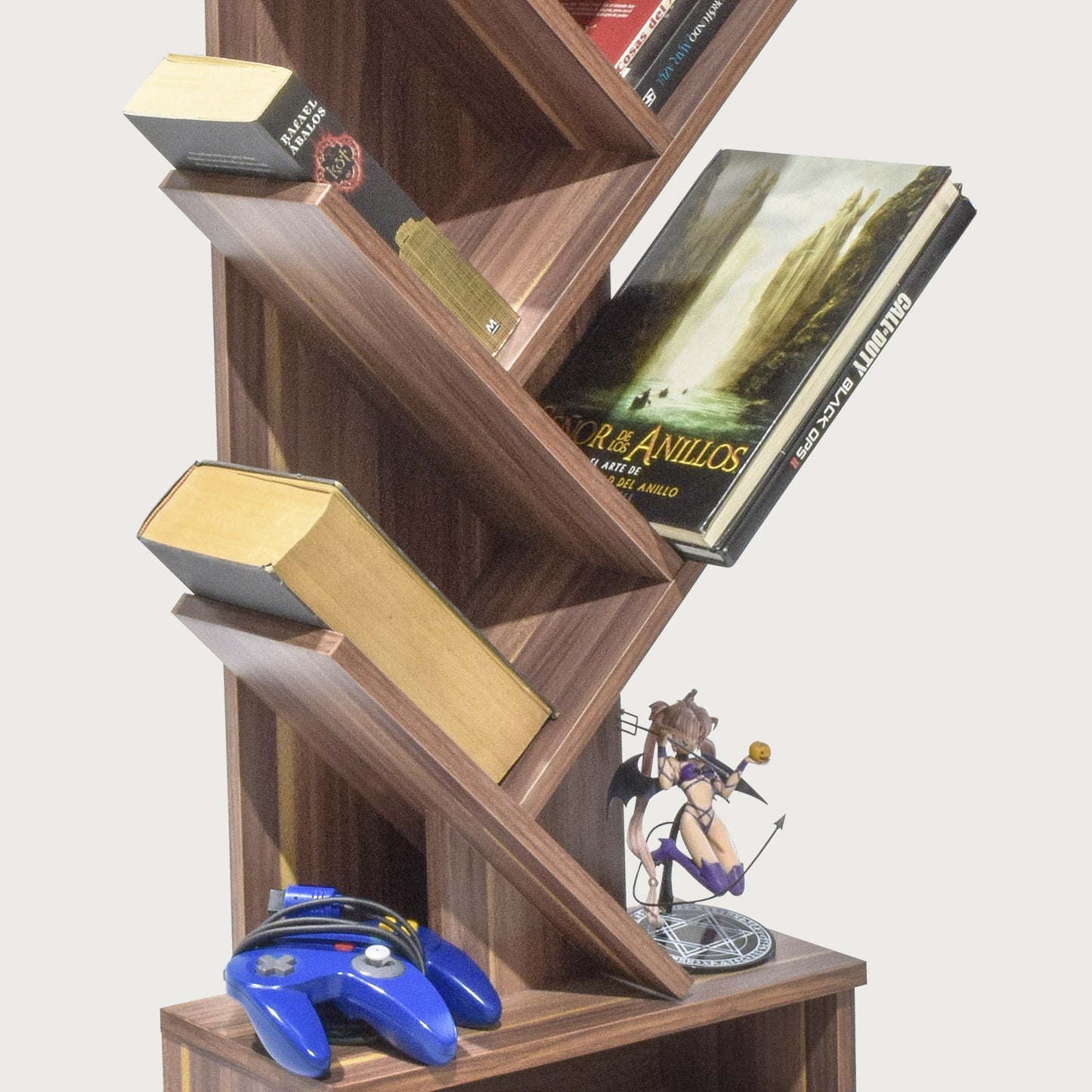 Librero Visdom Vertical Diseño Moderno Café