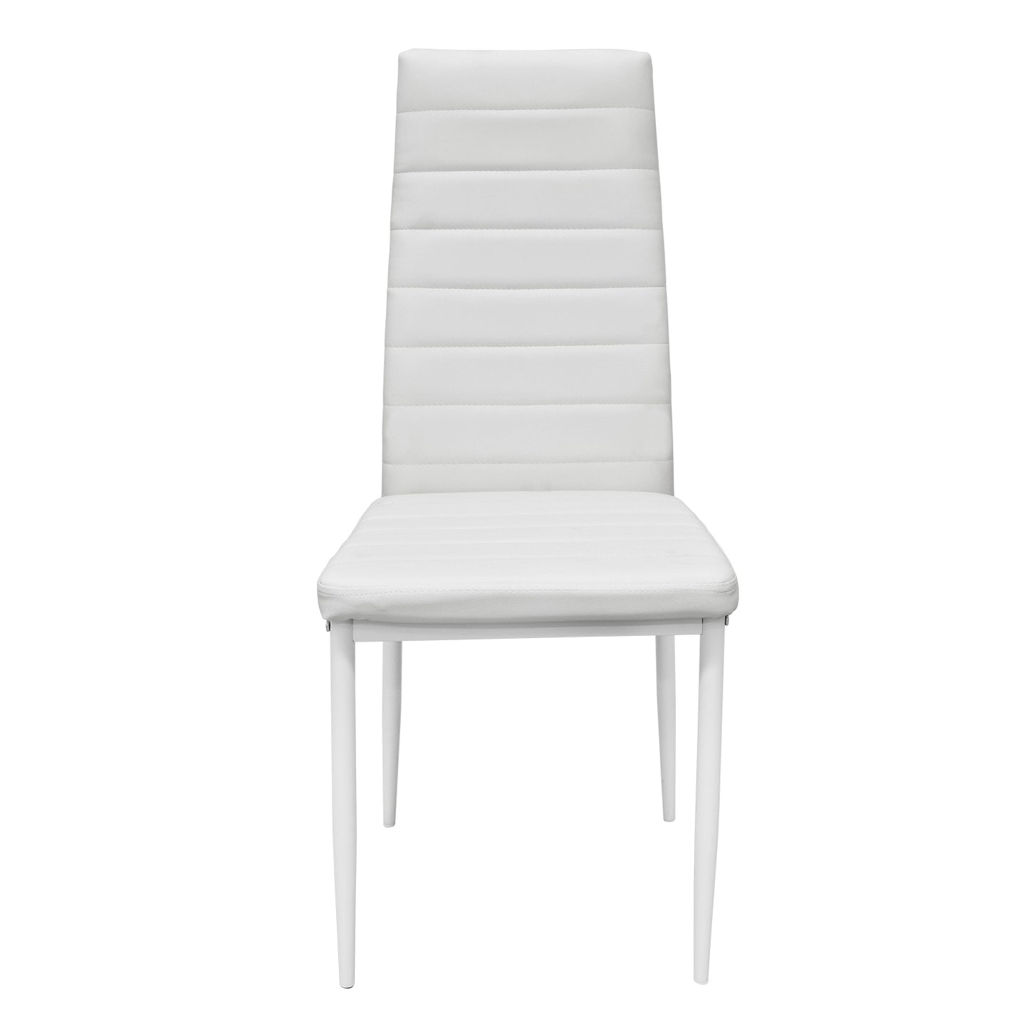 Set 6 Sillas de Comedor Zulu-B con Respaldo Alto Blancas