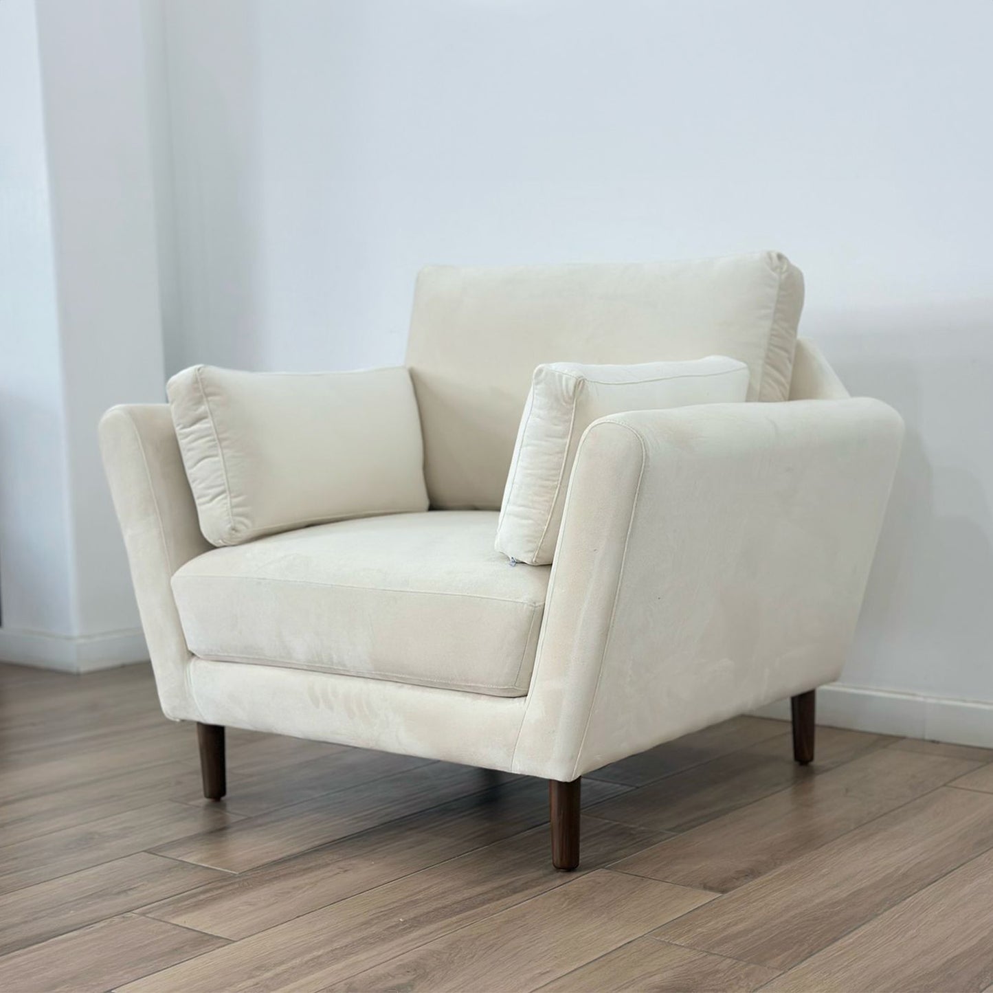 Combo Sofá Modular + Sillón Individual Malaga Hueso