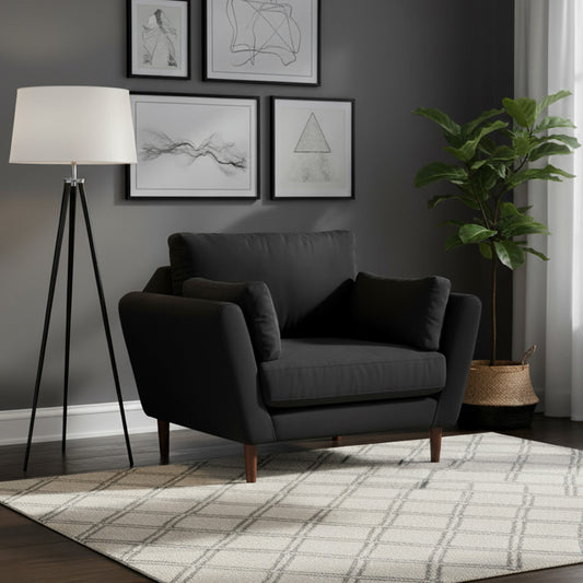 Sillón Individual Malaga Negro