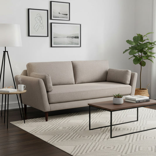 Sofá 3 Plazas Malaga Taupe