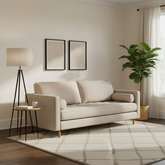 Sofá 3 Plazas Oviedo Tela Montreal