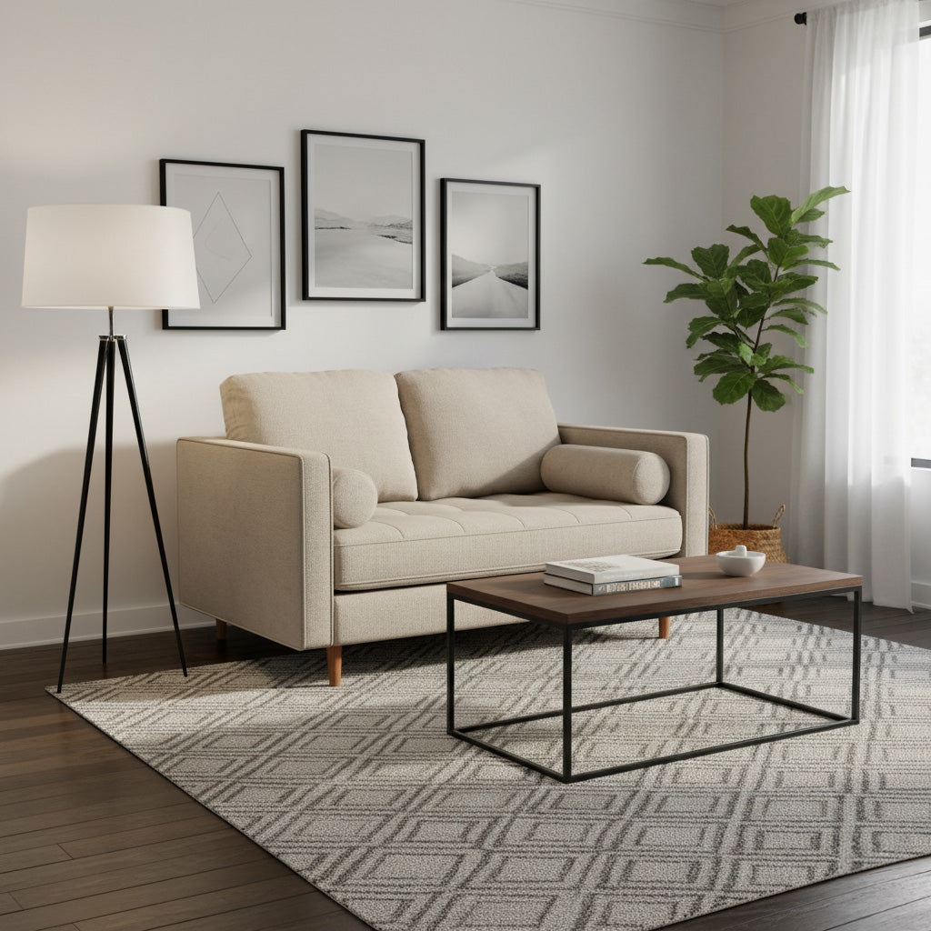 Sofá 2 Plazas Oviedo Tela Montreal