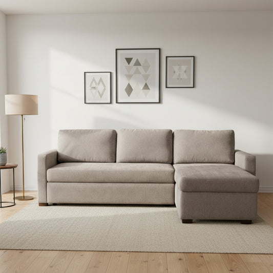 Sofá Cama Modular Valencia 3 Plazas Taupe