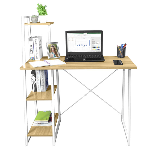 Escritorio Toronto con Repisas Café