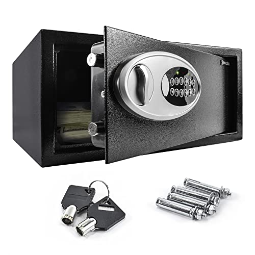 Caja Fuerte Halten Digital con Llave de 22,5 L de Capacidad