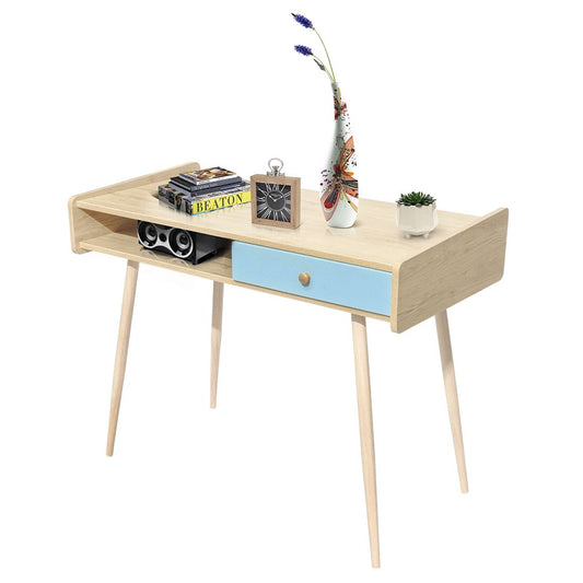 Escritorio Vintage-Blue con Cajón Azul