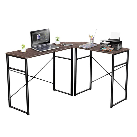 Escritorio Lima Minimalista con Forma de L Café