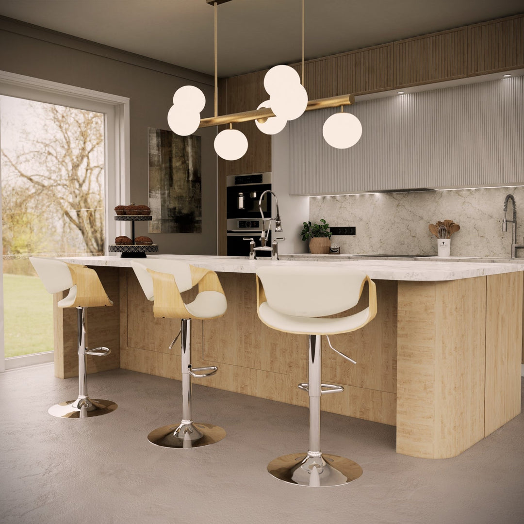 Bancos altos: ideas para integrarlos a tu cocina