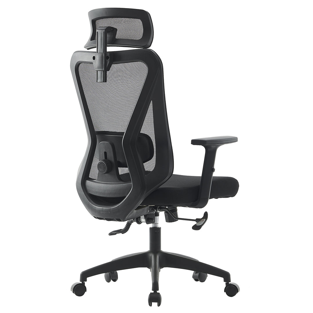 Silla de Oficina Ergonómica Reclinable con Cabecera