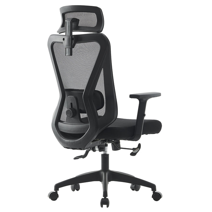 Silla de Oficina Ergonómica Reclinable con Cabecera