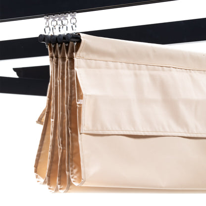 Pérgola Toldo Retráctil de 3x3 Beige