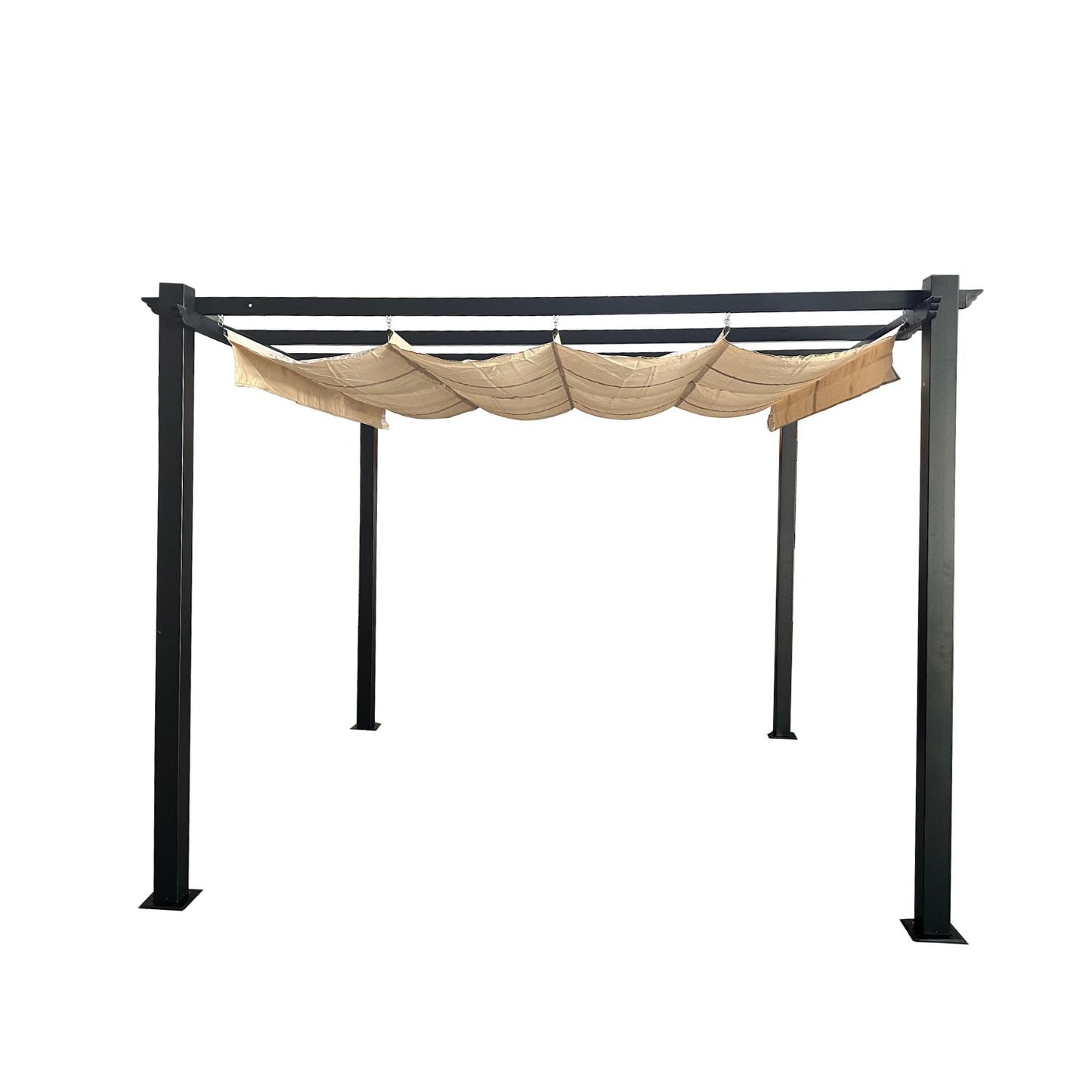 Pérgola Toldo Retráctil de 3x3 Beige