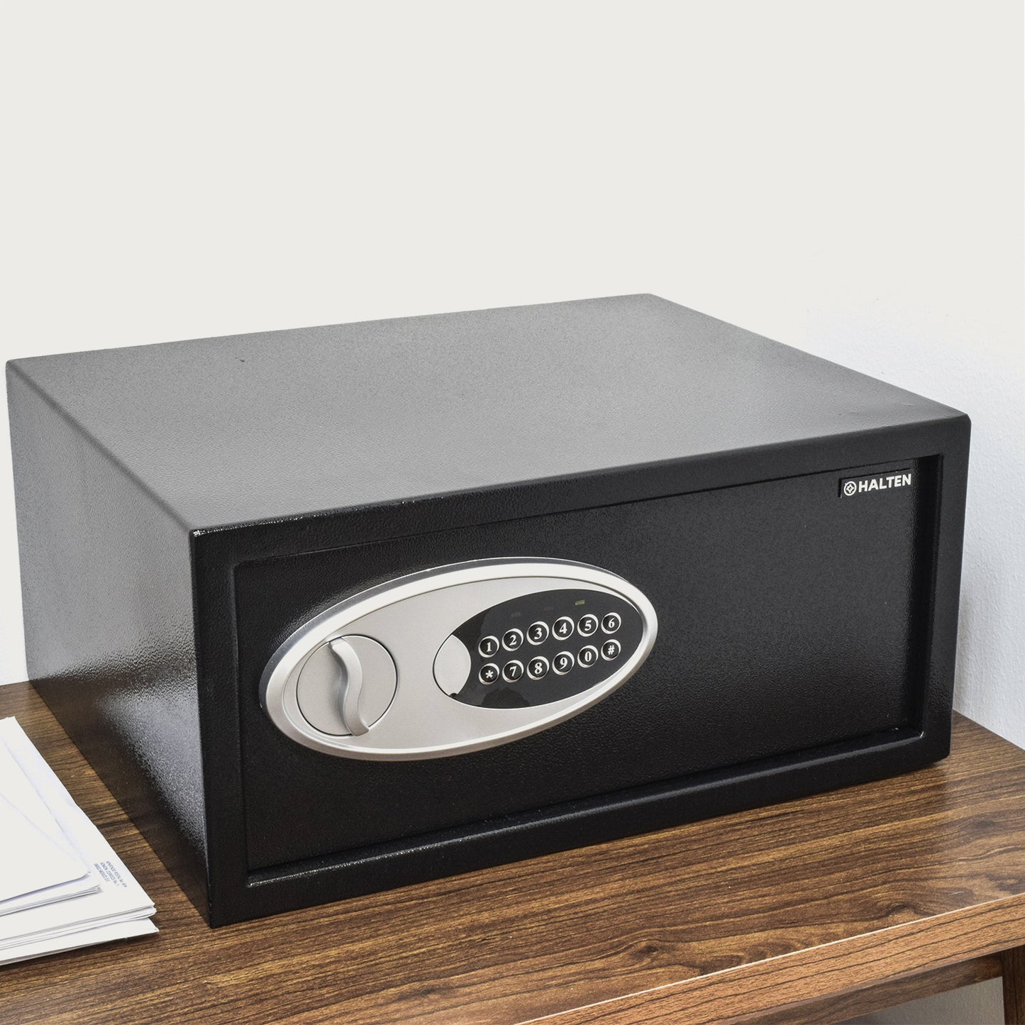 Caja Fuerte Halten Digital con Llave de 22,5 L de Capacidad
