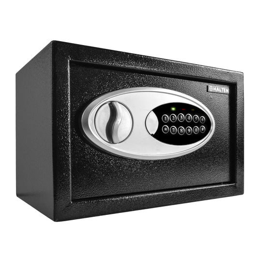 Caja Fuerte Halten Digital con Llave de 8 L de Capacidad