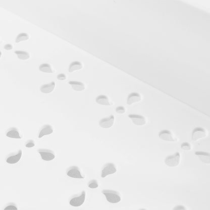 Carrito de Almacenamiento Áncora de 3 Niveles con Ruedas Blanco