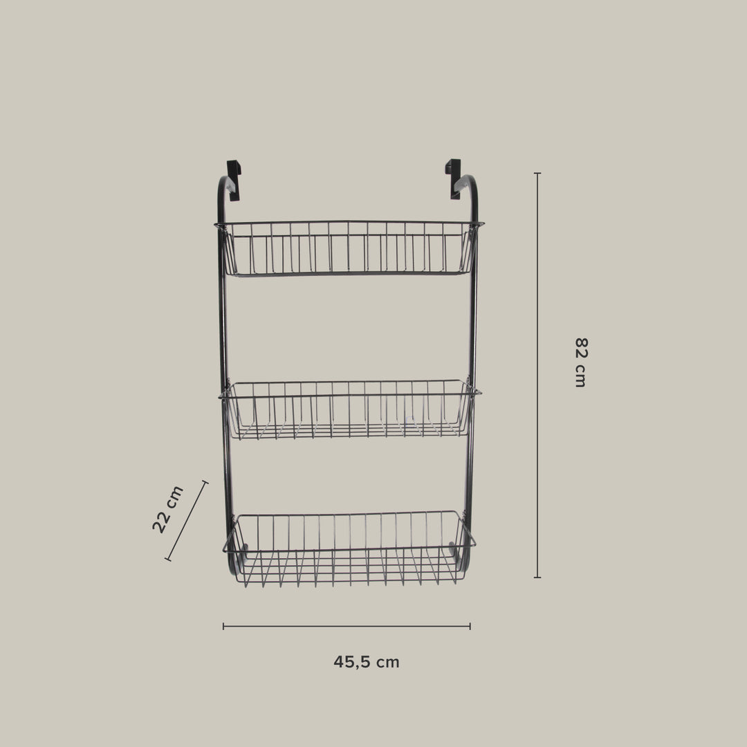 Organizador de Alacena Áncora Colgante con Estantes Metálicos