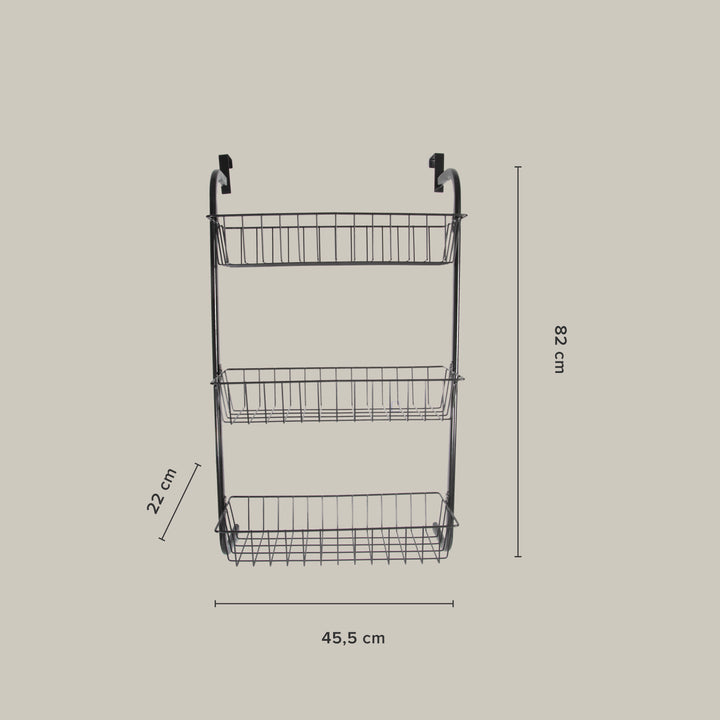 Organizador de Alacena Áncora Colgante con Estantes Metálicos