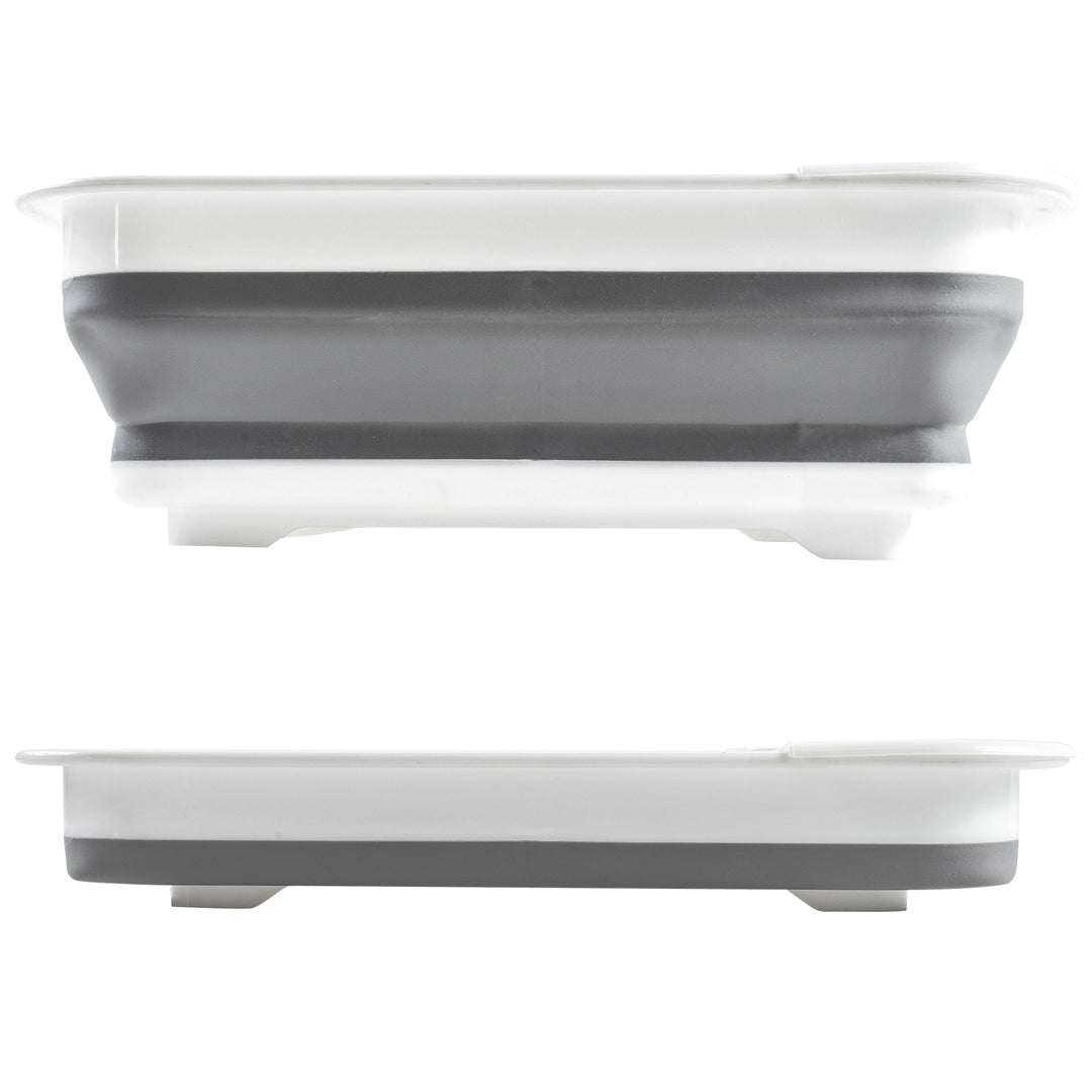 Escurridor de Platos Áncora Plegable de Plástico Blanco