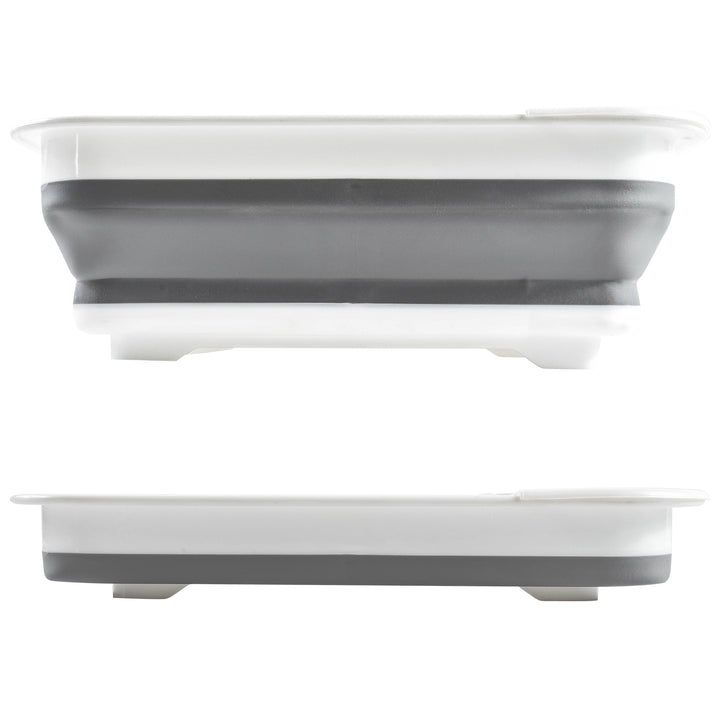 Escurridor de Platos Áncora Plegable de Plástico Blanco