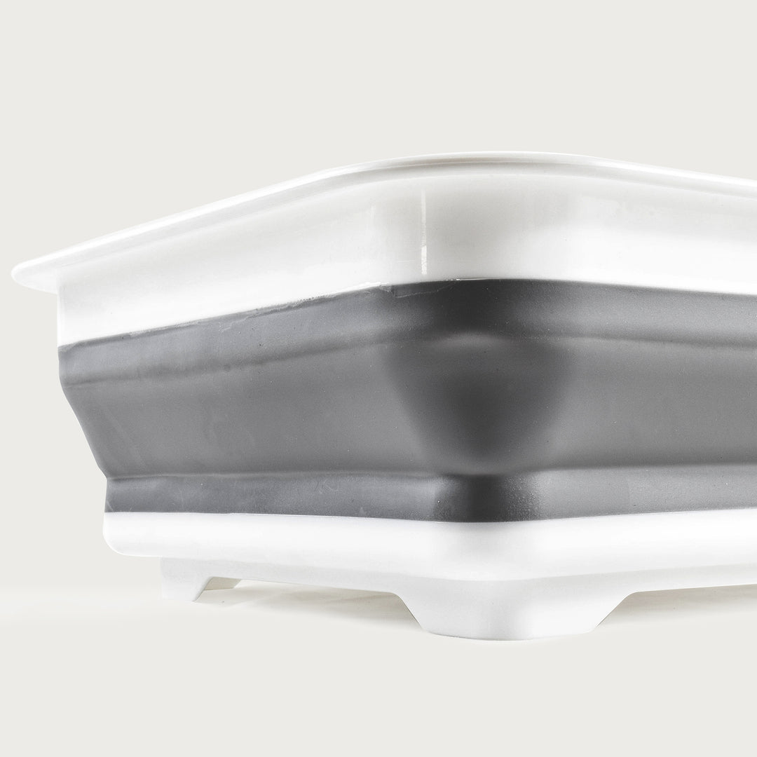 Escurridor de Platos Áncora Plegable de Plástico Blanco