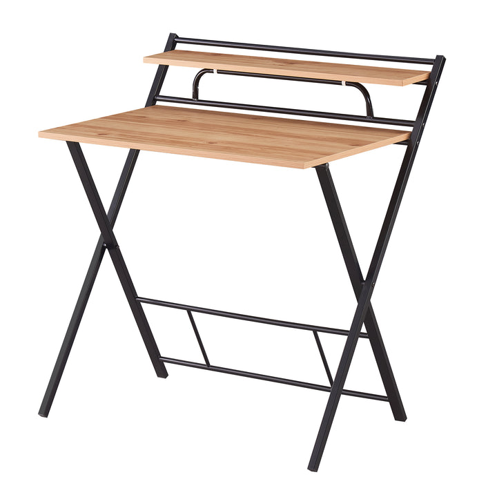 Escritorio Tripoli-N Plegable Negro