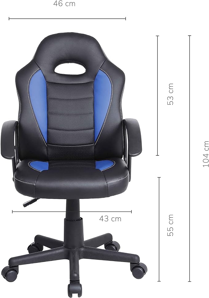 Silla Gamer Spectrum-Blue Ergonómica Azul