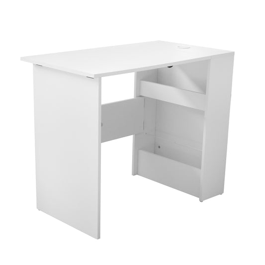 Escritorio Plegable de Melamina Blanco