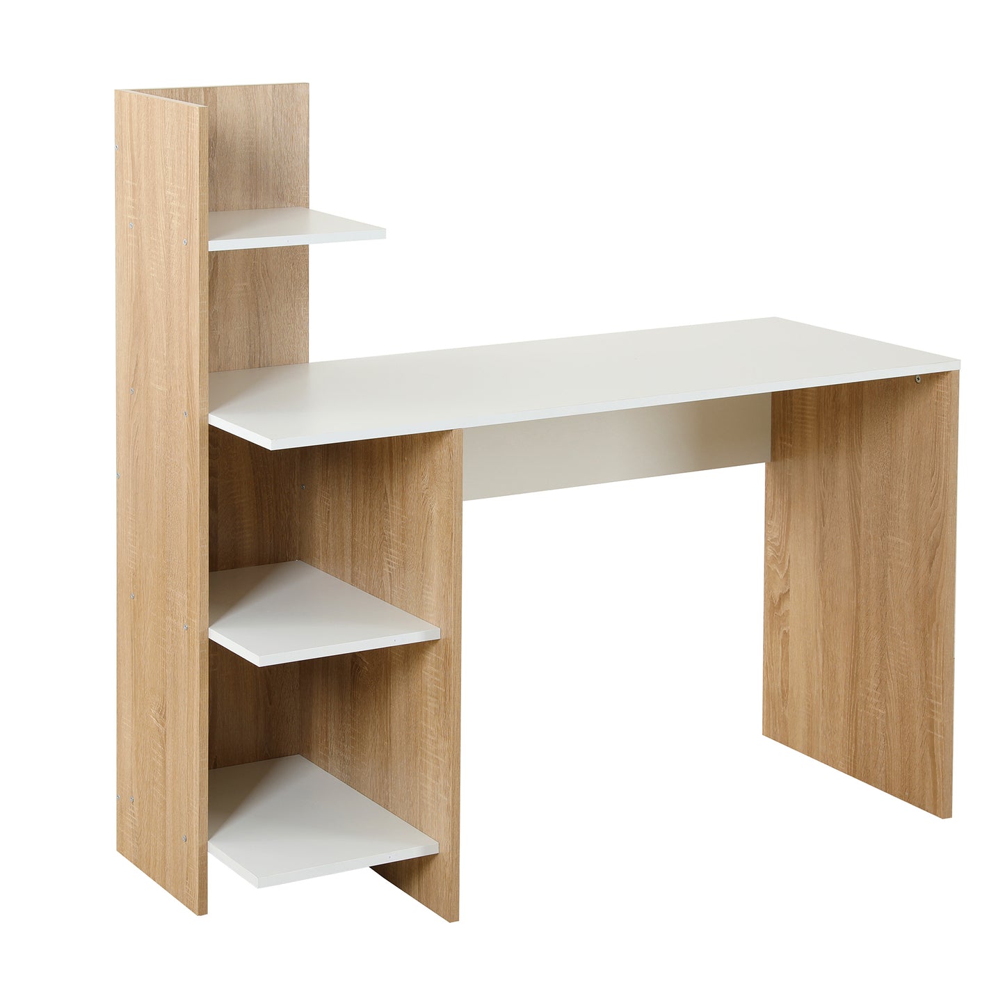Escritorio Nórdico con Librero Incorporado