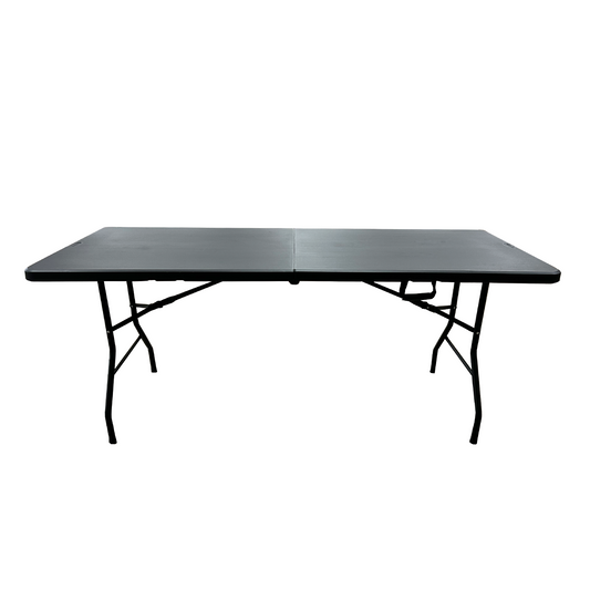 Mesa Plegable Mesaplas-Black de Plástico Negra