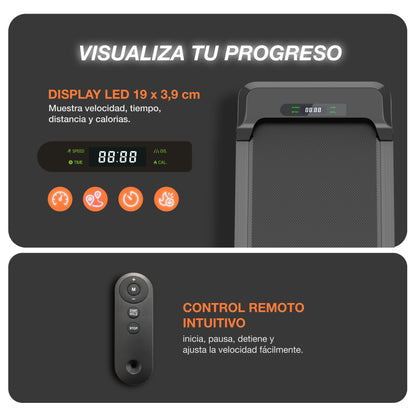 Caminadora Eléctrica Compacta w6 Droplet Control Remoto 1.5Hp