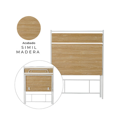 Escritorio Tripoli Plegable Blanco