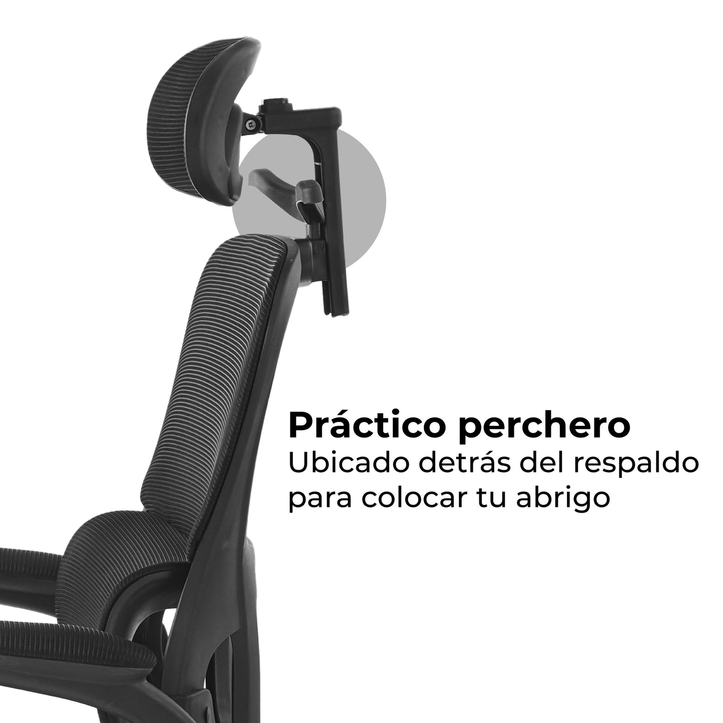 Silla de Oficina Ergonómica con Brazos Abatibles