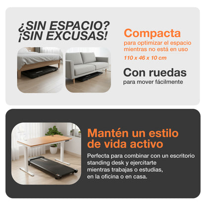 Caminadora Eléctrica Compacta w6 Droplet Control Remoto 1.5Hp