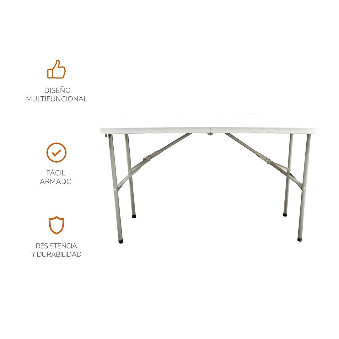 Mesa Plegable Minimesaplas de Plástico Blanca