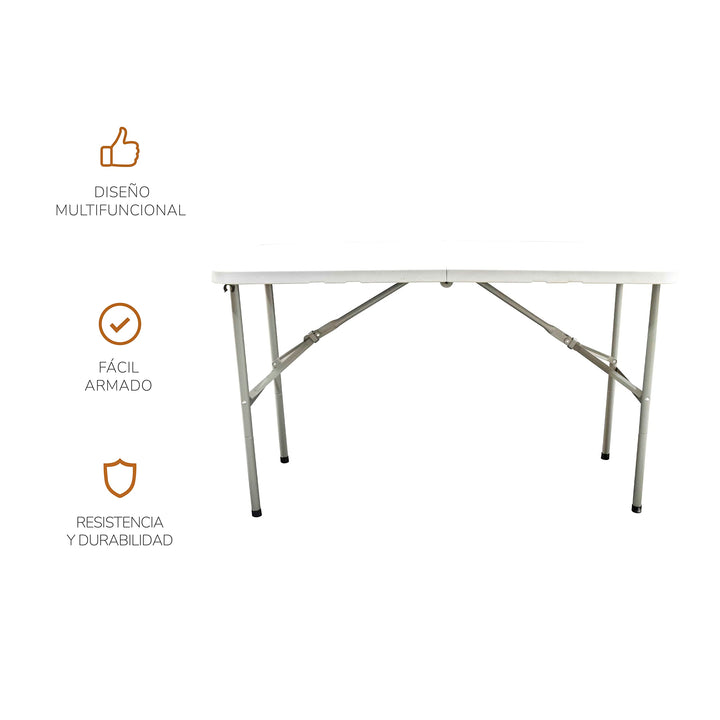 Mesa Plegable Minimesaplas de Plástico Blanca