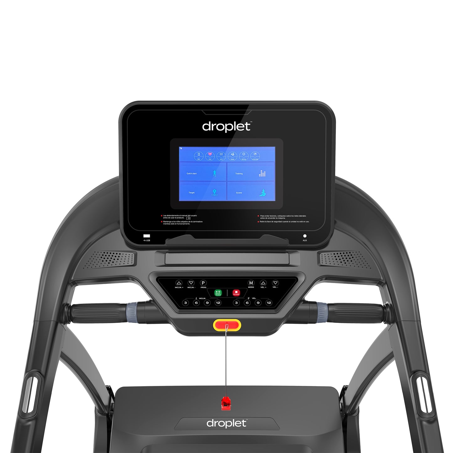 Caminadora Eléctrica Droplet RN820 4.5 hp 20 km/h con LCD