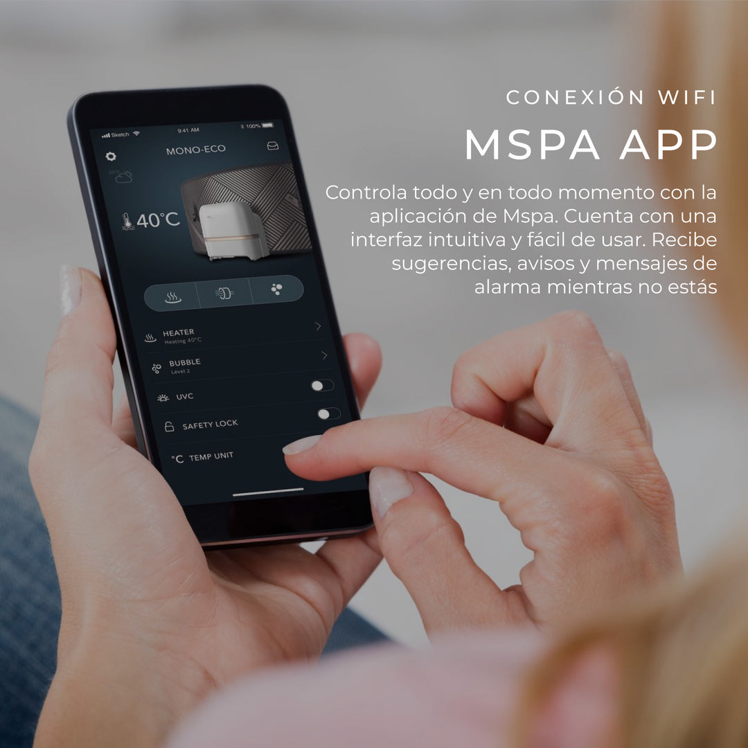 Tina Spa Hidromasaje Inflable Mono 6 Wifi