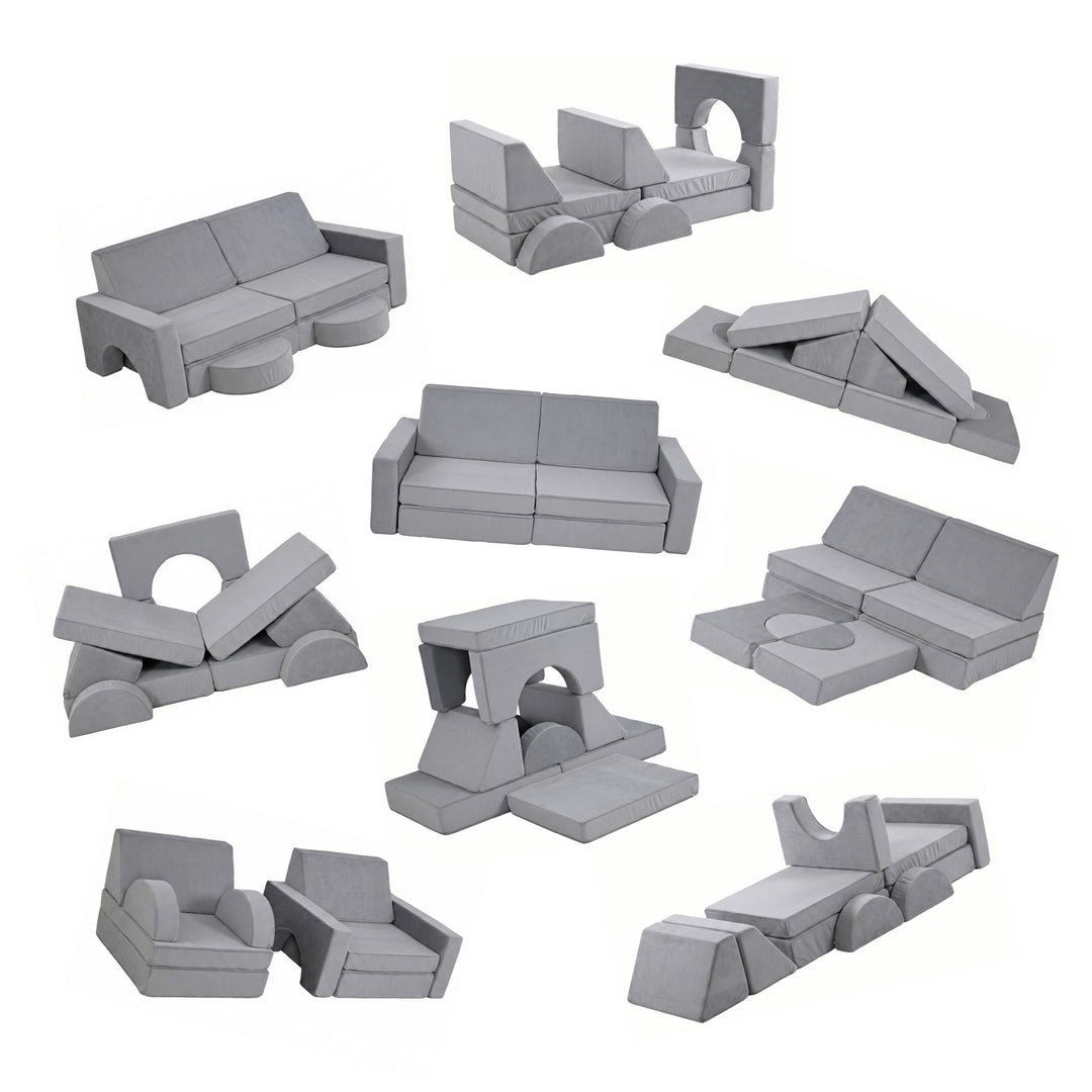 Sofá Modular Lúdico Para Niños Alva