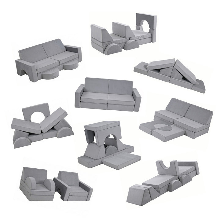 Sofá Modular Lúdico Para Niños Alva